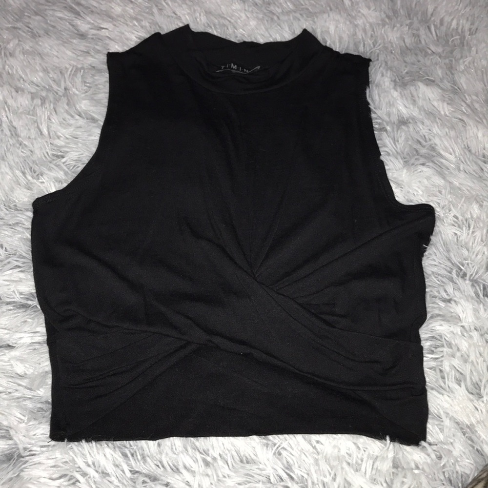 Black Crop Top